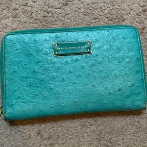 Marc by Marc Jacobs ostrich embossed wallet